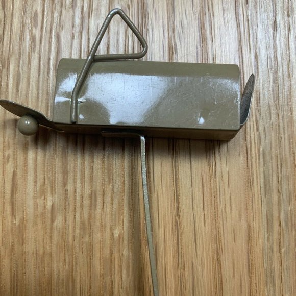 Vintage Dollhouse Mailbox Metal Miniature Handcrafted W/ Heart Decor Garden Cute - Picture 8 of 10